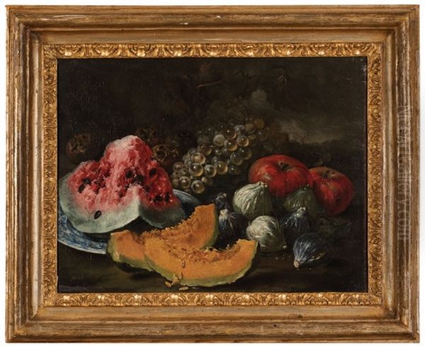 Natura Morta Di Frutta by Bartolommeo Bimbi