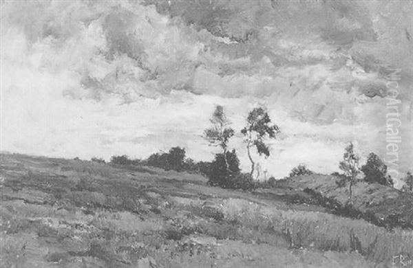 Aufziehendes Gewitter Oil Painting by Frans Binje