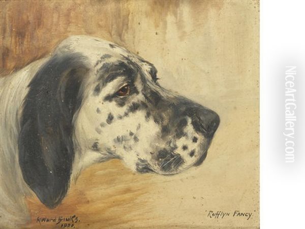 Portrait Of The English Setter 