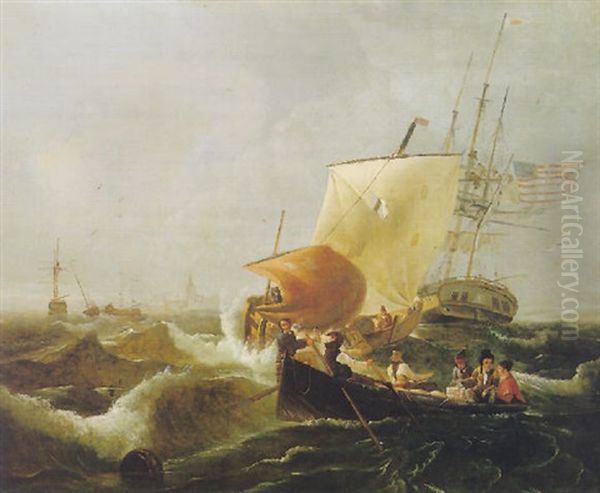 Life On The High Seas Oil Painting by Thomas Birch