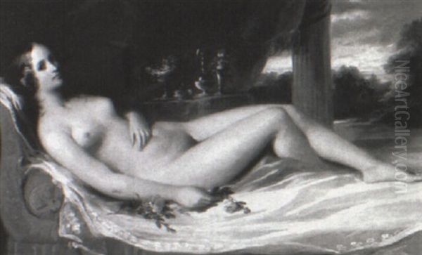 Odalisque Oil Painting by Edward Bird