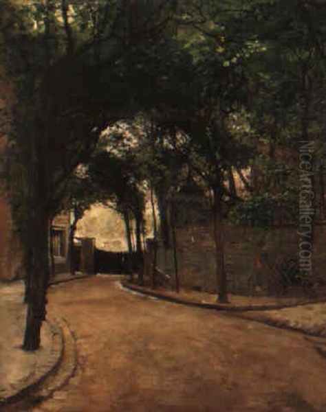 Avenue Frochot, Paris Oil Painting by Hugo Birger