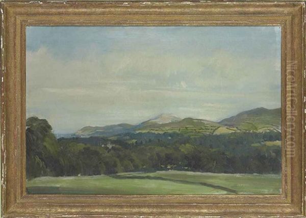 Brayhead And The Little Sugarloaf, Co. Wicklow by Oswald (Sir) Birley