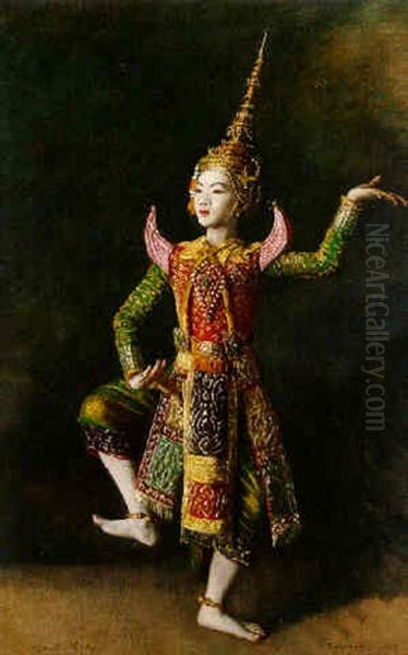 A Thai Dancer by Oswald (Sir) Birley