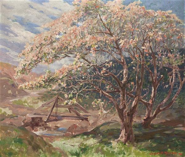 Spring Blossoms Oil Painting by Joseph Pierre Birren