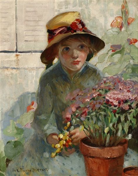 Eleanor Louise Oil Painting by Joseph Pierre Birren