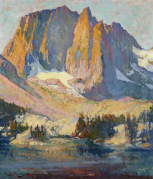 Mount Alice Oil Painting by Franz Arthur Bischoff