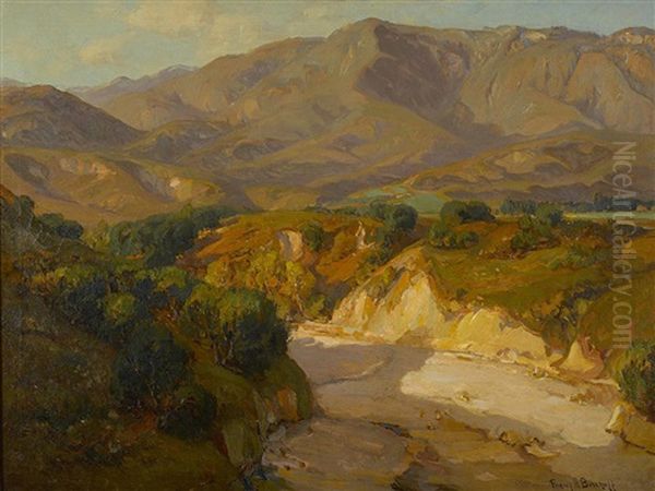 View Of The Arroyo Seco Oil Painting by Franz Arthur Bischoff