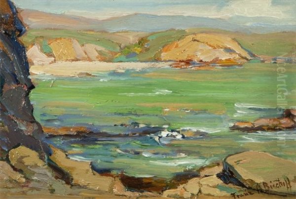 Coastal Oil Painting by Franz Arthur Bischoff