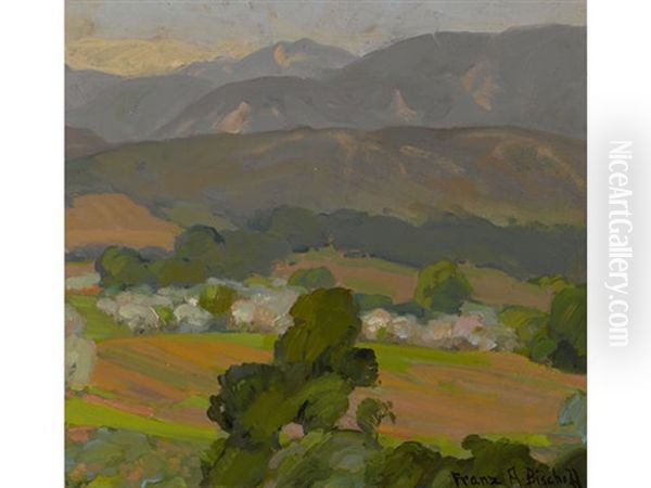 Rolling Hills Of Splendor Oil Painting by Franz Arthur Bischoff