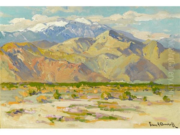 San Gorgonio Mountain Oil Painting by Franz Arthur Bischoff