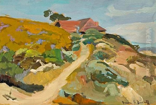 Along The Coast Oil Painting by Franz Arthur Bischoff