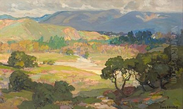 The Arroyo Seco, Pasadena Oil Painting by Franz Arthur Bischoff