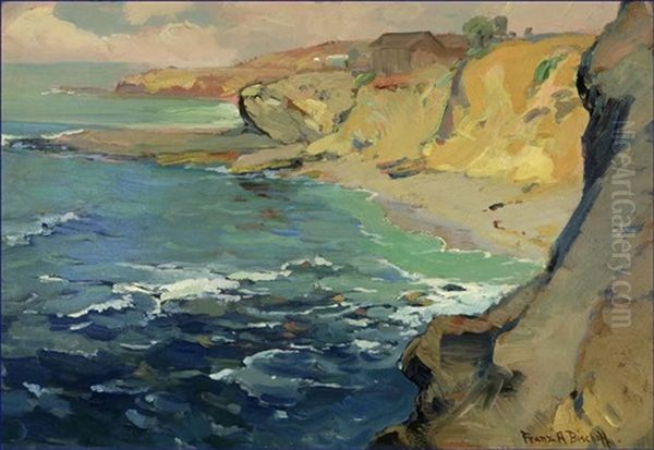 Laguna Cliffs Oil Painting by Franz Arthur Bischoff