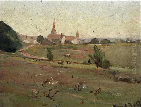 Old Church - Carmel Oil Painting by Franz Arthur Bischoff