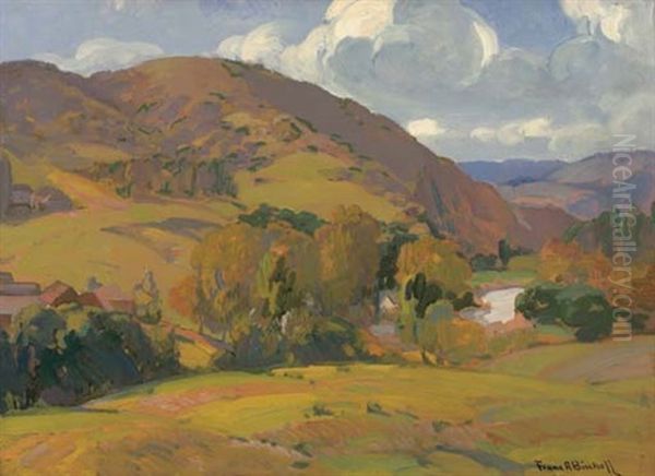 Over Hills And Vale Oil Painting by Franz Arthur Bischoff