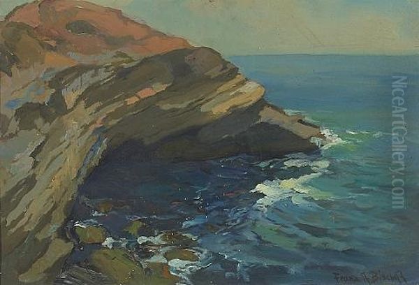 The Sea Grotto Oil Painting by Franz Arthur Bischoff