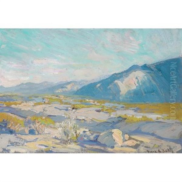 Palm Springs Oil Painting by Franz Arthur Bischoff