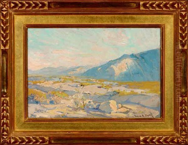 Palm Springs Oil Painting by Franz Arthur Bischoff