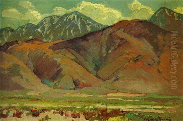 California Landscape Oil Painting by Franz Arthur Bischoff