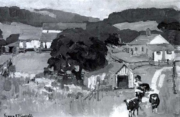 Monterey Farm Oil Painting by Franz Arthur Bischoff