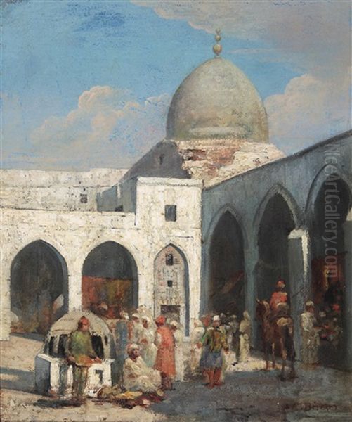 Motiv Aus Dem Orient Oil Painting by Cesare Biseo