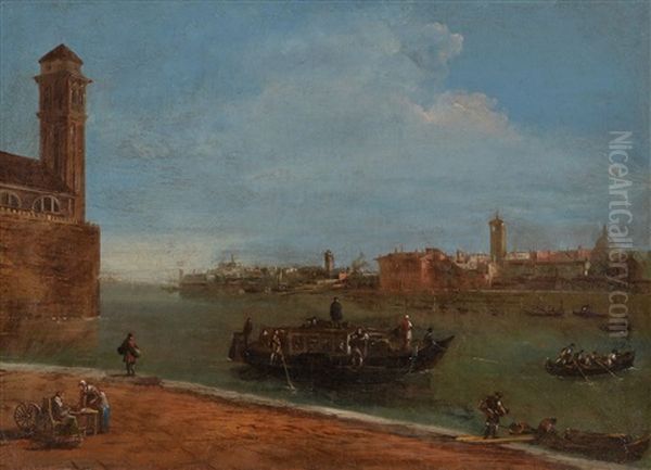 Venice Oil Painting by Giuseppe Bernardino Bison