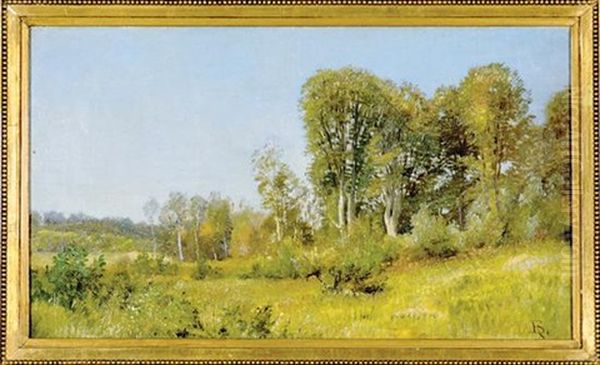 Autumn Landscape Oil Painting by Rudolf Bissen