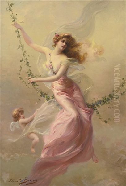 The Swing Oil Painting by Edouard Bisson