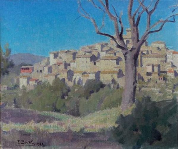 Village Provencal Oil Painting by Fernand (Achille Lucien) Bivel