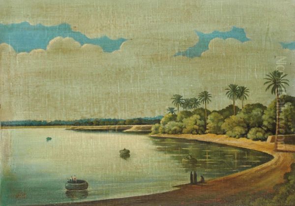 Promenade Le Long Du Tigre by Abdulkadir Al Rassam