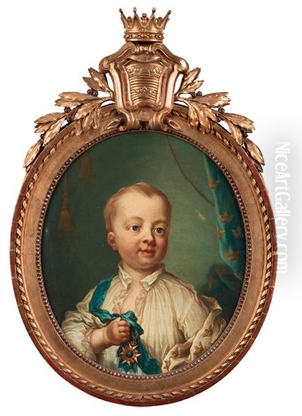 Kronprins Gustaf Iv Adolf (1778-1837) Oil Painting by Jacob Bjork