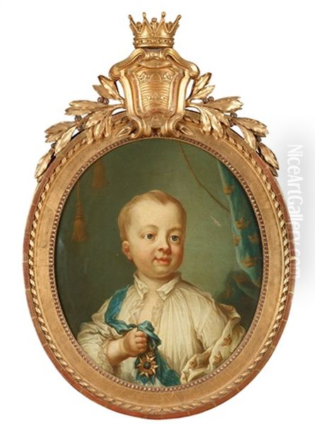 Kronprins Gustaf Iv Adolf (1778-1837) Oil Painting by Jacob Bjork