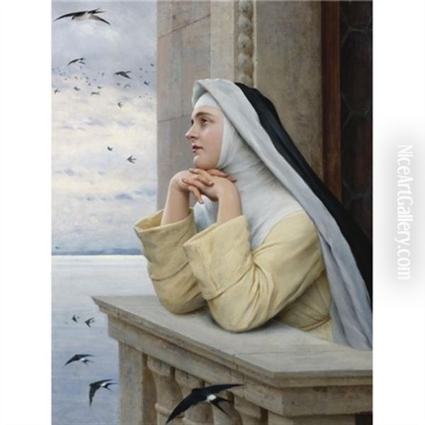 God's Creatures Oil Painting by Eugen von Blaas