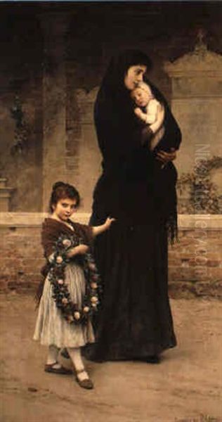 Semper Vivit Amor Oil Painting by Eugen von Blaas