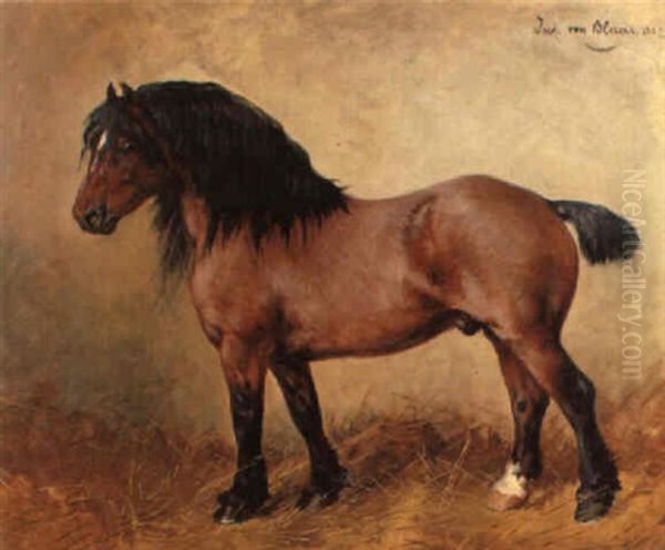 Gailthaler Mahlschimmel Oil Painting by Julius von Blaas