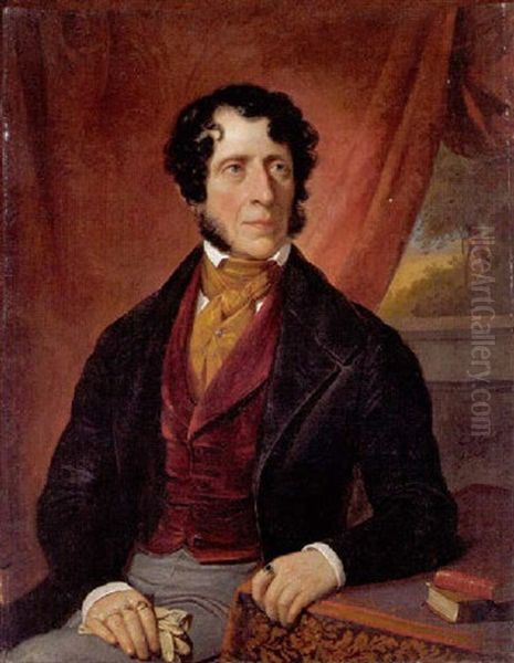 Portait Eines Eleganten Herrn Oil Painting by Karl von Blaas