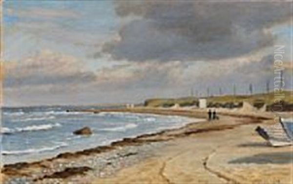 View From Hirtshals Beach, Denmark Oil Painting by Christian Blache