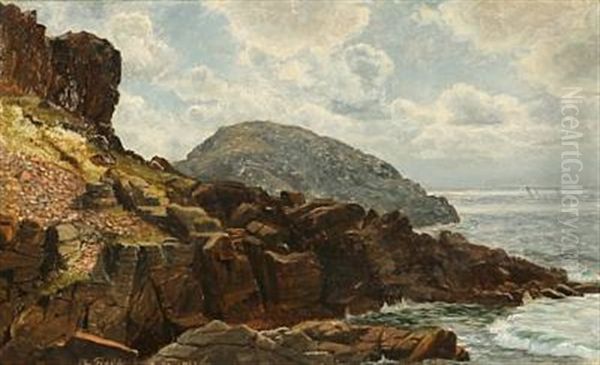 Coastal Scene From Kullen, Sweden by Christian Blache