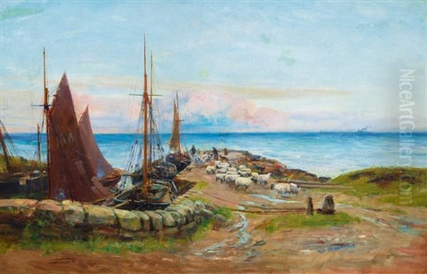 Scottish Coastal Scenery Oil Painting by Andrew Black