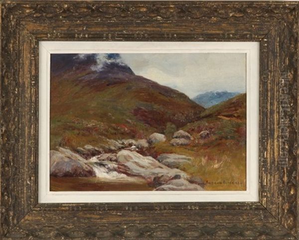 Rocky Landscape Oil Painting by Andrew Black