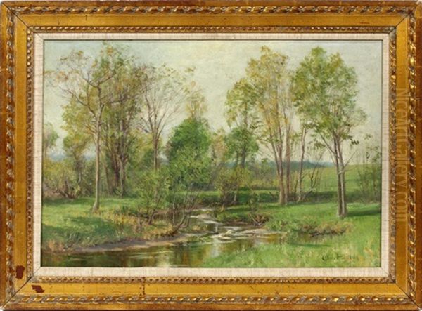 Landscape Oil Painting by Olive Parker Black