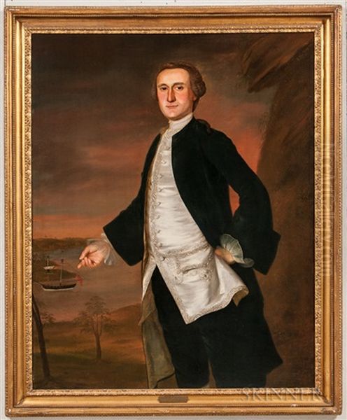 Portrait Of David Mumford (1730-1807), New London, Connecticut Oil Painting by Joseph Blackburn