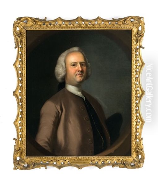 Portrait Of Colonel William Taylor Oil Painting by Joseph B. Blackburn