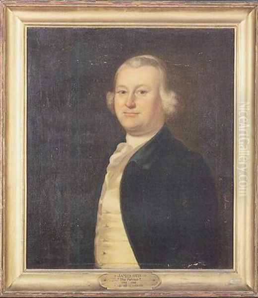 The Portrait Of James Otis Oil Painting by Joseph B. Blackburn