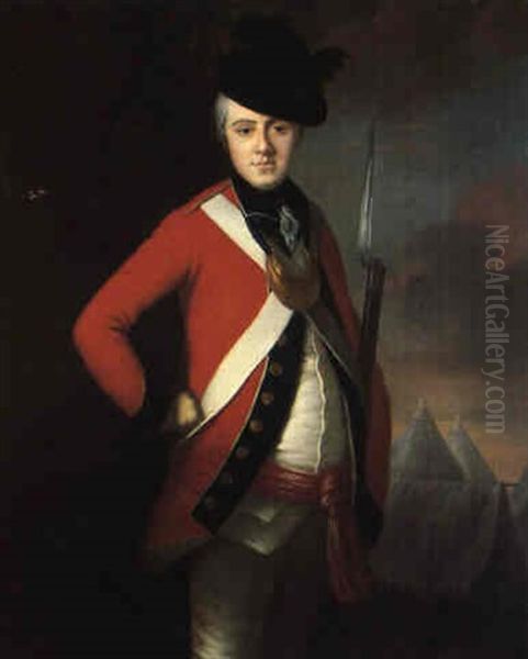 Lt. Colonel Thomas Dowdeswell Oil Painting by Joseph B. Blackburn