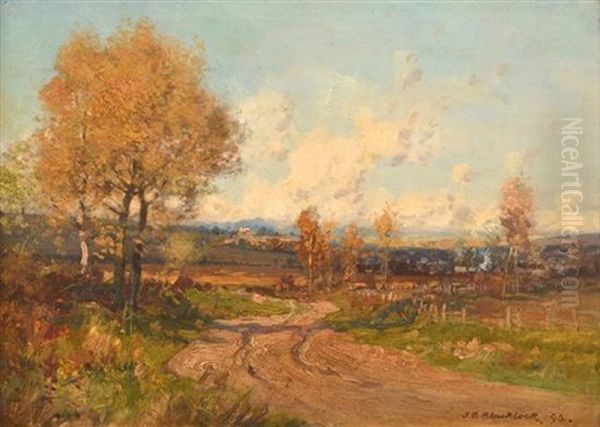 Autumn In The Highlands Oil Painting by Thomas Bromley Blacklock