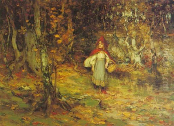 Red Riding Hood by Thomas Bromley Blacklock