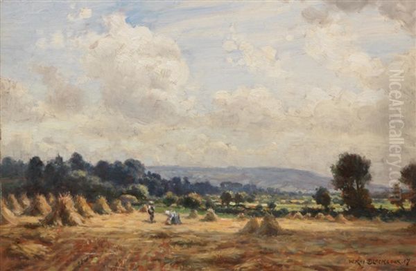 Harvest Oil Painting by William Kay Blacklock