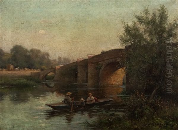 Summer Boating Oil Painting by William Kay Blacklock